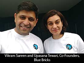 thesiliconreview-vikram-sareen-and-upasana-tewari-founders-blue-bricks-2017