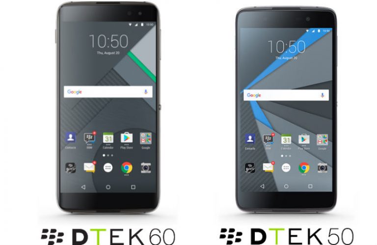 Blackberry to come up with its Android based DTEK50 and DTEK60 Smartphones