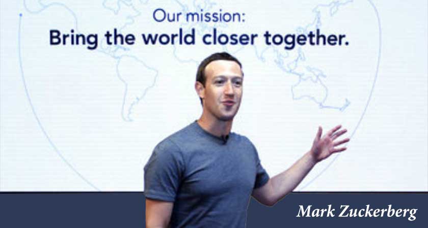 Facebook's new mission is to 'bring the world closer together', says Zuckerberg