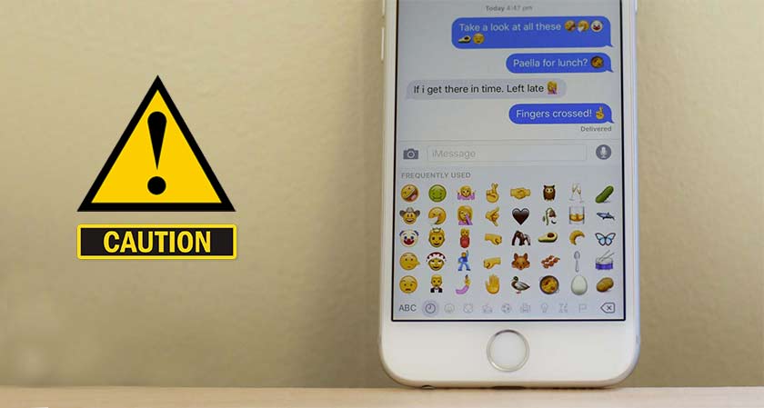Be cautious! One emoji can crash your phone!
