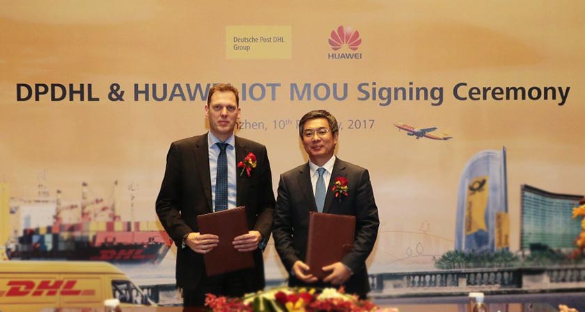 DP DHL to join hands with Huawei in IoT technology