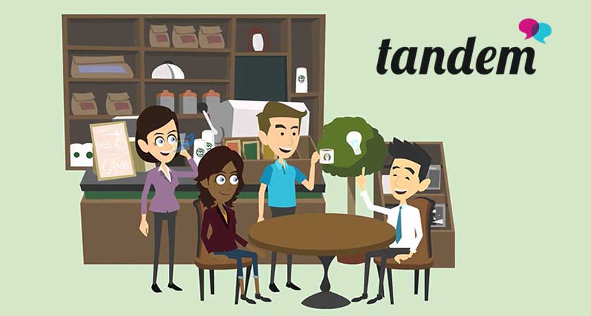 Why not give a try to Tandem, all you language newbies’?