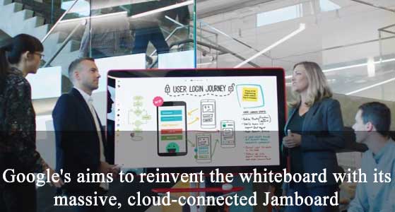 Google’s aims to reinvent the whiteboard with its massive, cloud-connected Jamboard