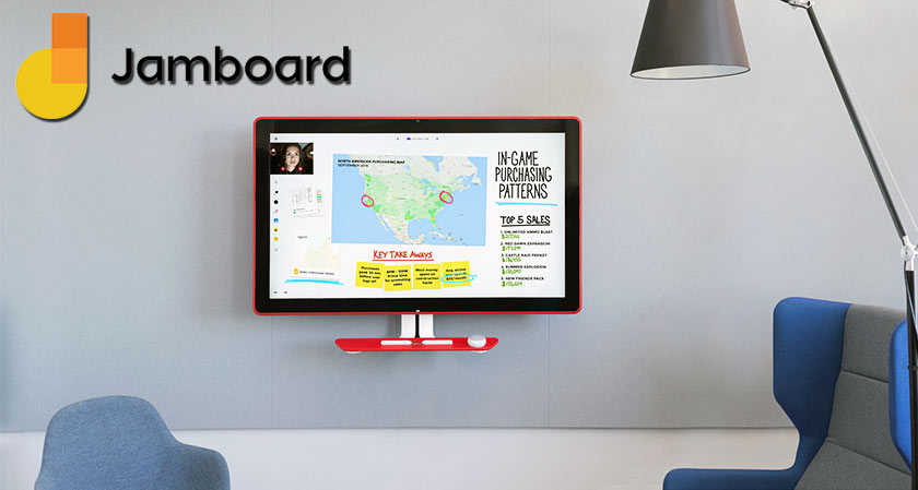Google has launched Jamboard, a whiteboard to enhance your office suite