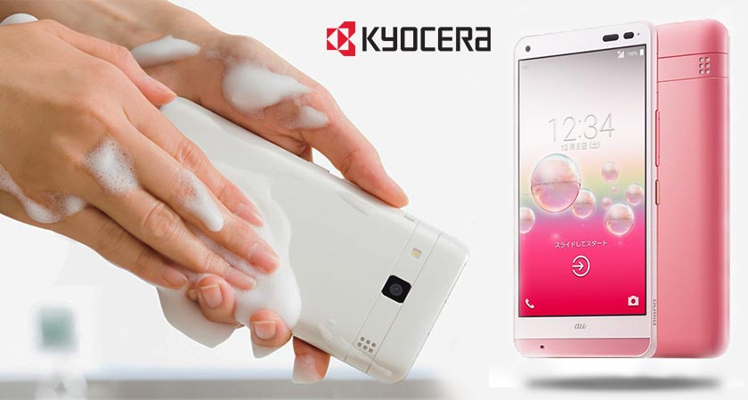 Kyocera launches ‘Rafre’, a washable smartphone that resists hot water