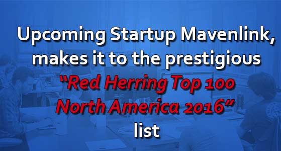 Upcoming Startup Mavenlink, makes it to the prestigious “Red Herring Top 100 North America 2016” list
