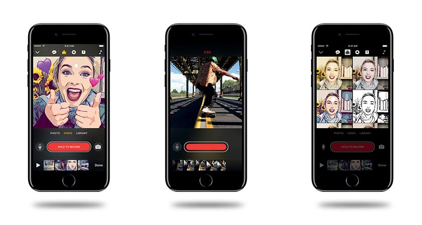 Tech giant ‘Apple ‘introduces video app ‘Clips’ aims to compete with the likes of Snapchat, Messenger, Prisma