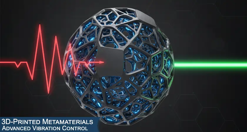 3D-Printed Metamaterials Silence Mechanical Vibrations
