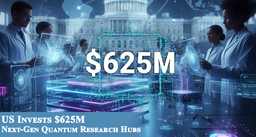 US Invests $625M in Next-Gen Quantum Research Hubs
