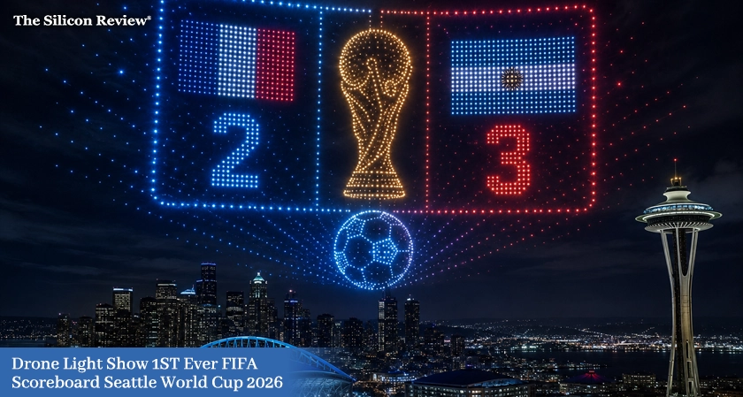 Drone Light Show Creates First-Ever FIFA Scoreboard in Seattle Sky, Turning World Cup Results into Spectacle
