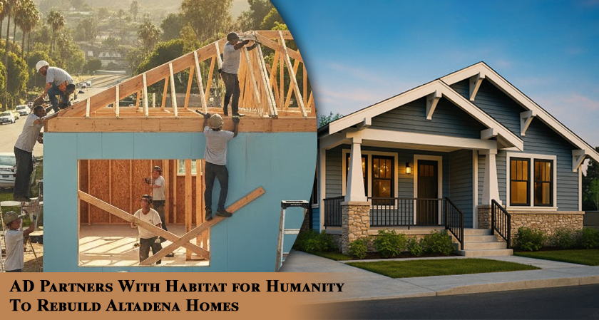 AD Partners With Habitat for Humanity to Rebuild Altadena Homes