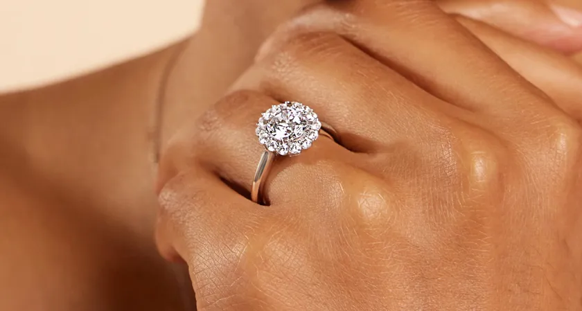 Trendy Platinum Halo Engagement Rings to Shop Now