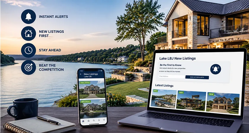 How to Find Latest Lake LBJ Home Listings
