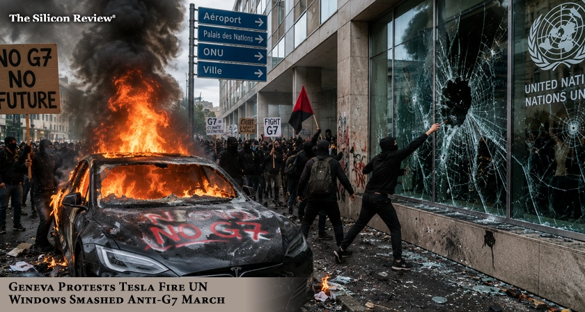 Geneva Protests Turn Violent: Tesla on Fire, UN Windows Smashed. But Were the Protesters Wrong About Anything?