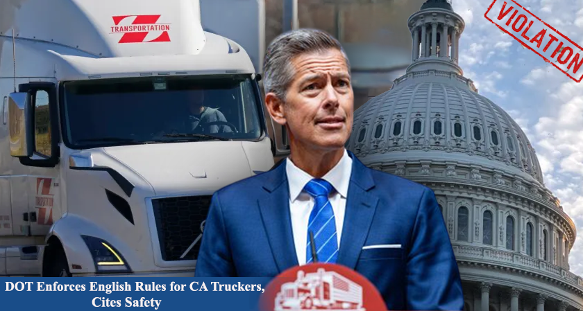 DOT Enforces English Rules for CA Truckers, Cites Safety