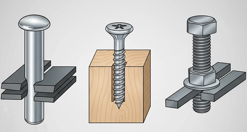 How Rivets Compare To Screws And Bolts