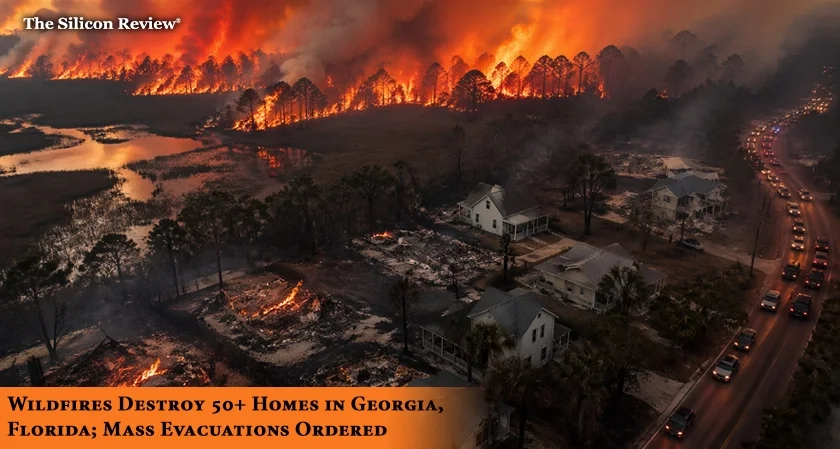 Wildfires Destroy 50+ Homes in Georgia, Florida; Mass Evacuations Ordered