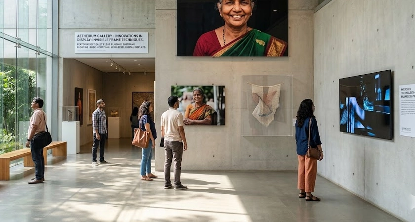 Invisible Frame Techniques Shaping the Future of Gallery Displays