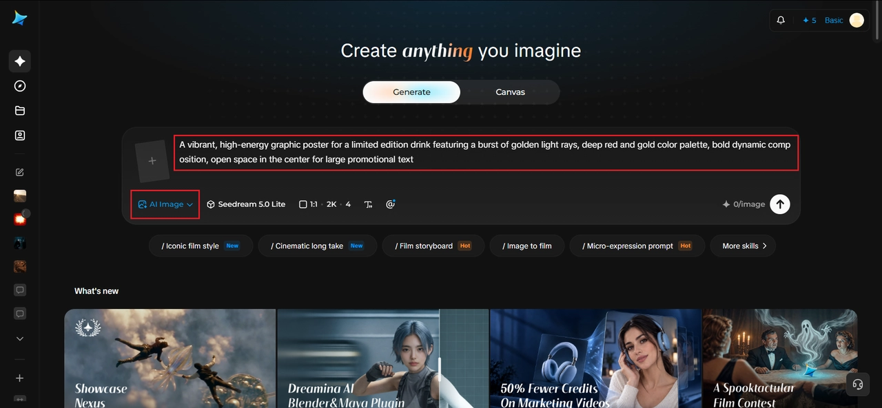 Generate Social Media Graphics for Limited-Time Offers