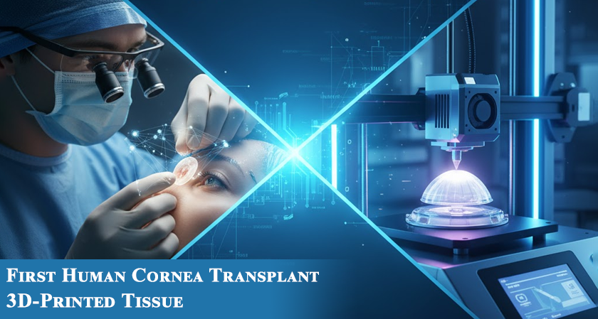 First Human Cornea Transplant with 3D-Printed Tissue