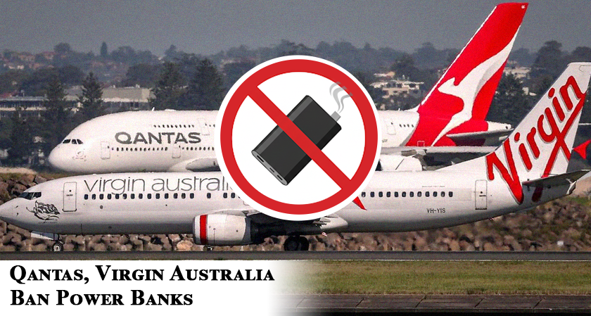 Qantas, Virgin Australia Ban Power Banks