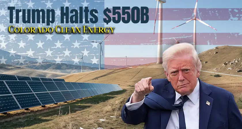 Trump Halts $550B in Colorado Clean Energy Grants