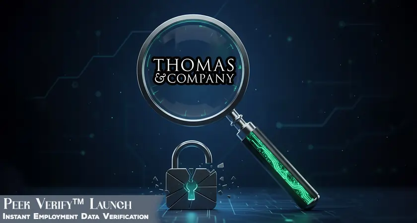 Thomas & Company Launches Peek Verify™ Platform