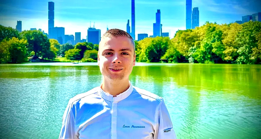 Evan Neumann, French executive chef at Essential by Christophe in New York
