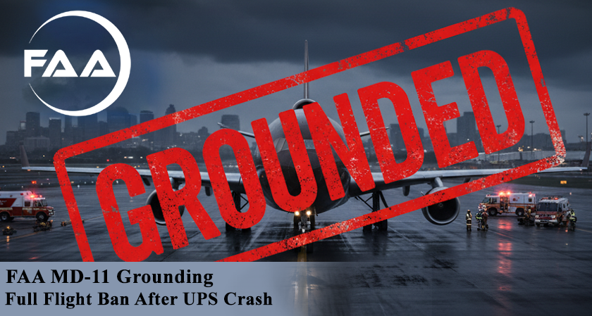 FAA Bars MD-11 Flights after UPS Crash Investigation