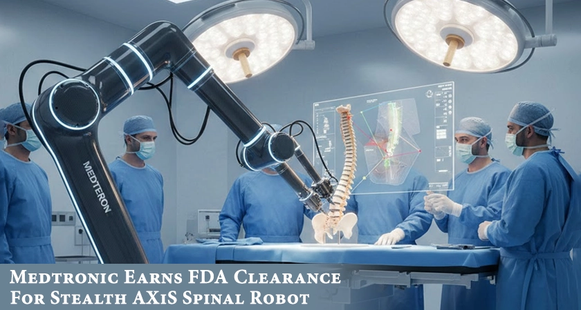 Medtronic Earns FDA Clearance for Stealth AXiS Spinal Robot