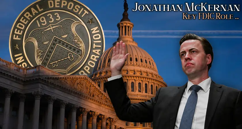 Senate Confirms Jonathan McKernan to Key FDIC Role
