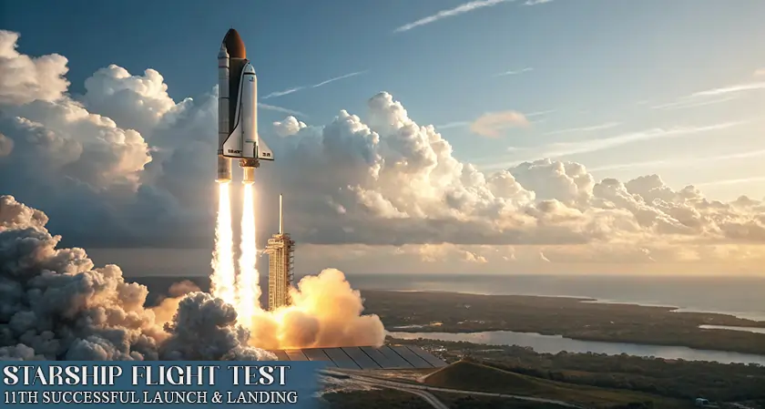 SpaceX Starship Nails 11th Test Flight