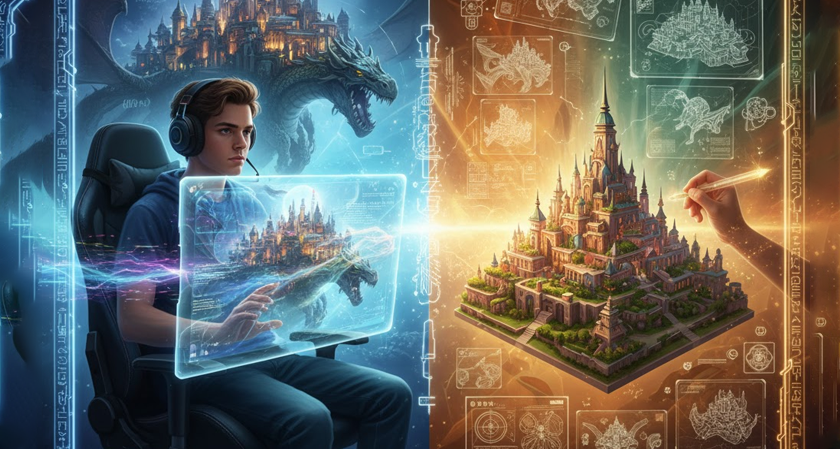 From Player to Creator: Why Gamers Make Fearless Worldbuilders with Real Creative Skills