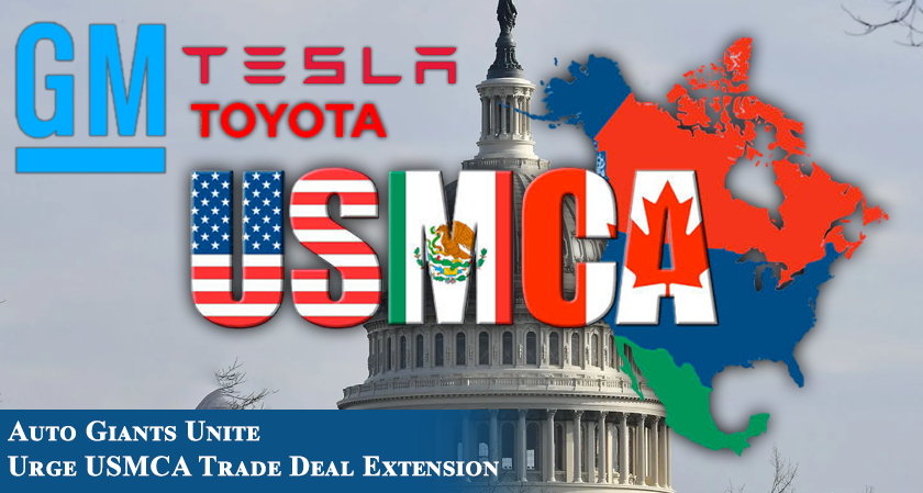 Auto Giants Unite to Urge USMCA Trade Deal Extension