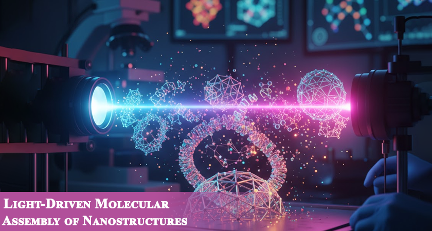 Light-Driven Molecular Assembly of Nanostructures