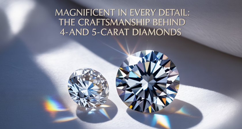 Magnificent in Every Detail: The Craftsmanship Behind 4- and 5-Carat Diamonds