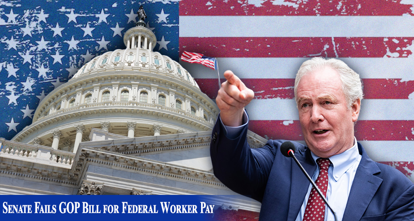Senate Fails GOP Bill for Federal Worker Pay