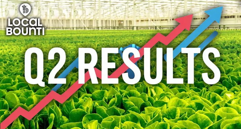Local Bounti Names CCO amid Strong Q2 Results