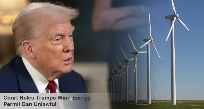 Court Rules Trump Wind Energy Permit Ban Unlawful | Renewable Energy | The Silicon Review