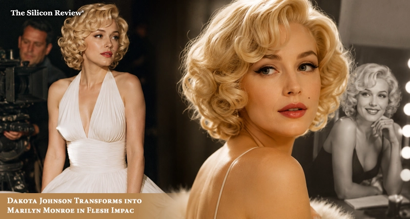 Dakota Johnson Transforms into Marilyn Monroe in the First Photos from Flesh Impact