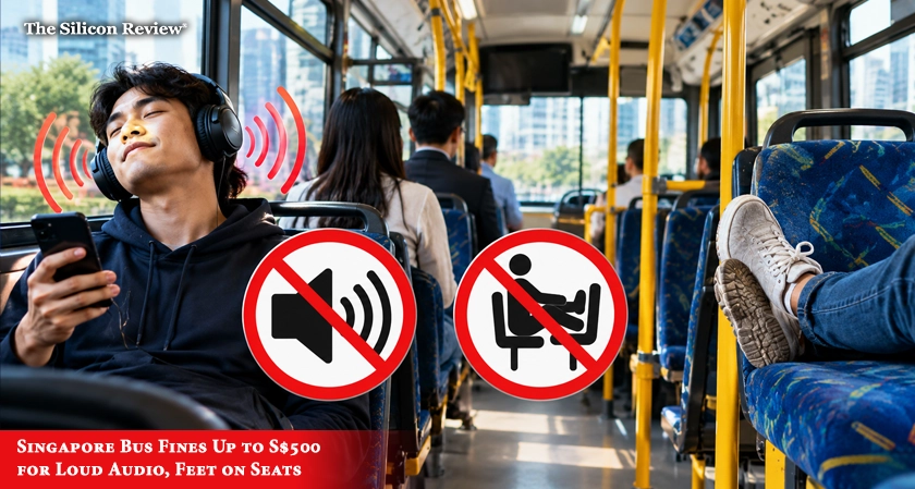Bus Passengers Face Fines of Up to S$500 for Playing Loud Audio or Putting Feet on Seats from Sep 23