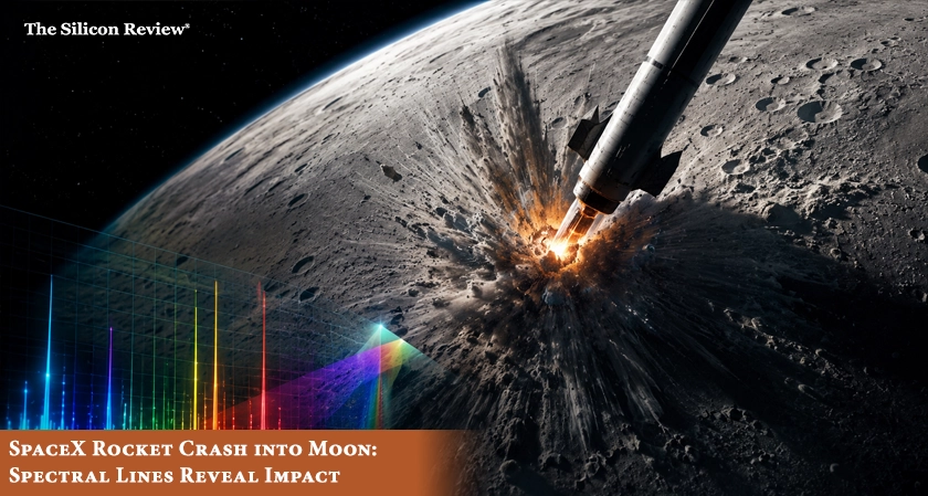 SpaceX Rocket Crash into Moon: Spectral Lines and Giant Plume Reveal Impact Secrets