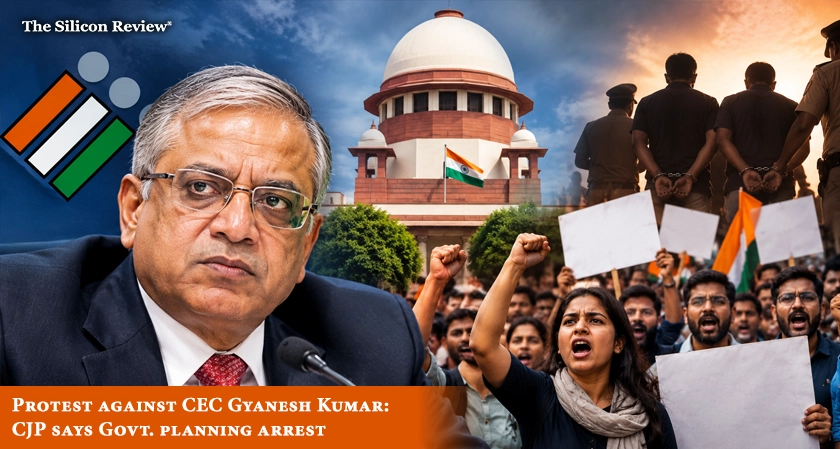 &nbsp;Protest against CEC Gyanesh Kumar: CJP claimed the government is planning to arrest top party leaders.