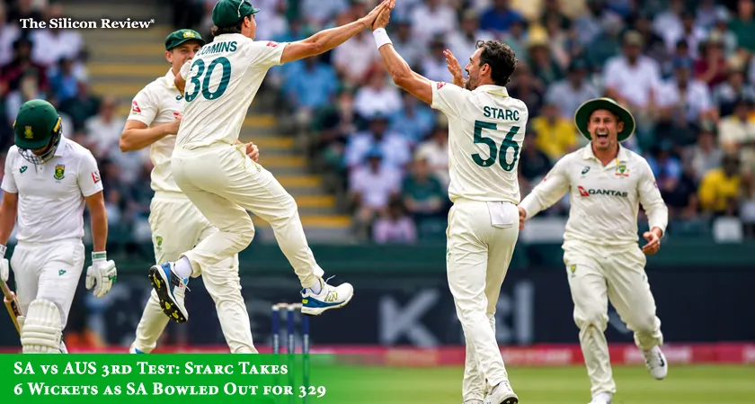 SA vs AUS 3rd Test: Starc Takes 6 Wickets as SA Bowled Out for 329