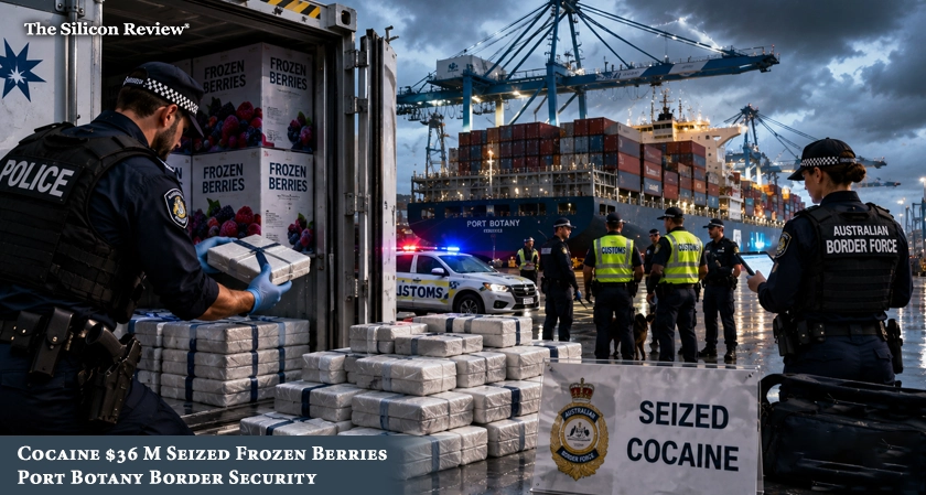 Cocaine worth $36 Million Seized From Frozen Berry Shipment at Port Botany but It's a 23% Surge That Has Authorities Most Worried