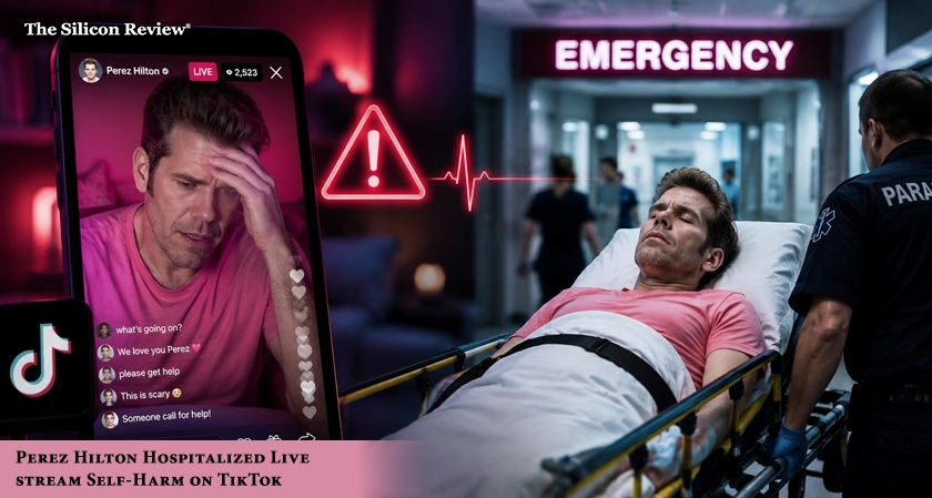 Perez Hilton Hospitalized after Live streaming Self-Harm on TikTok
