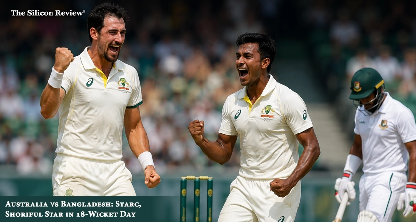 Lethal Left-Armers Starc and Shoriful Star as Australia Take 101-Run Lead Against Bangladesh in Second Test