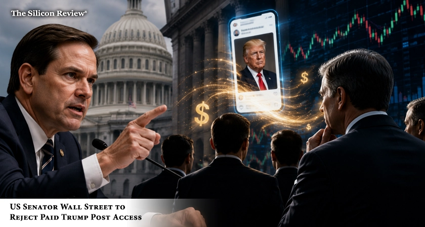 US Senator Urges Wall Street to Reject Offer of Paid Early Access to President Trump Posts