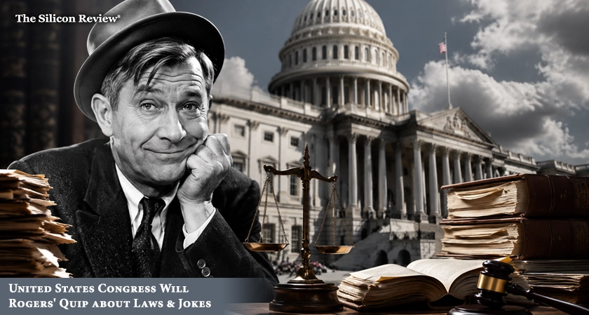 United States Congress: Will Rogers' Quip about Laws and Jokes Rings True