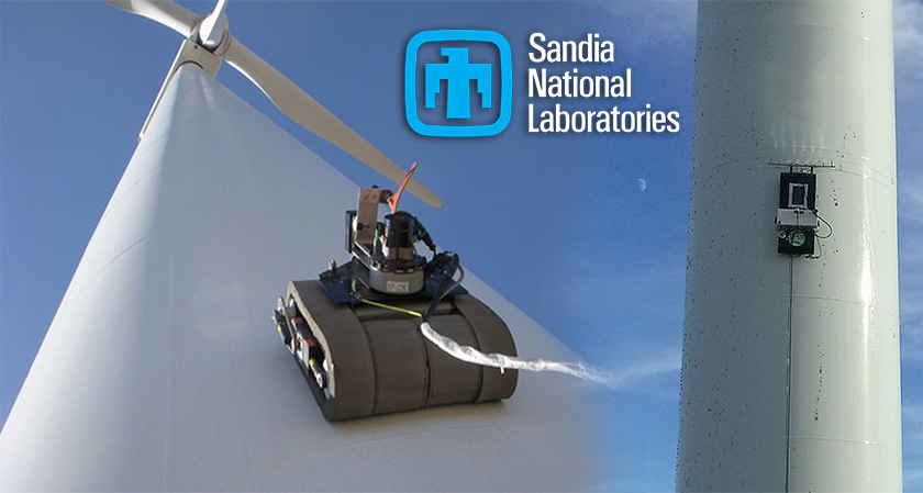 Sandia National Labs Builds Robot for Wind Blade Inspections